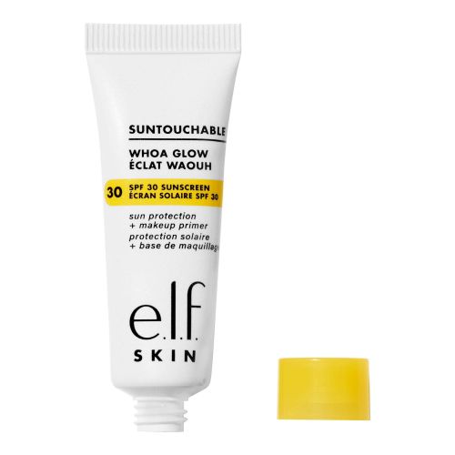 e.l.f. SKIN Suntouchable Whoa Glow SPF 30 Sunscreen & Primer Mini, Sunbeam, 0.34 fl oz e.l.f. SKIN Suntouchable Whoa Glow SPF 30 Sunscreen & Primer Mini, Sunbeam, 0.34 fl oz